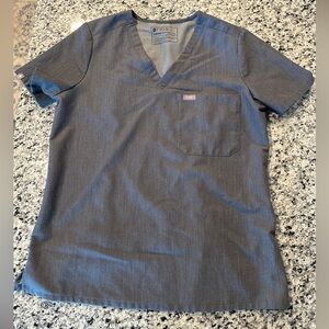 Figs scrub top size medium. Great condition. Graphite color